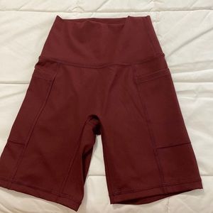 Aerie Offline high waist bike shorts.